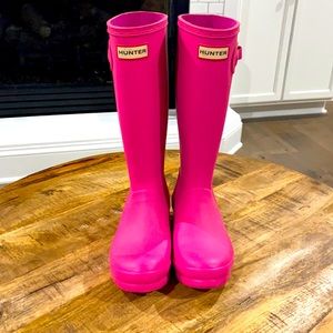 Hunter rain boots